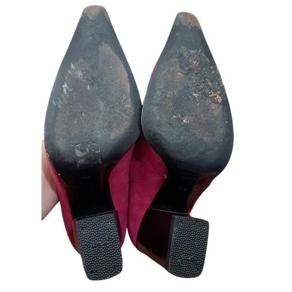 MIU MIU vintage suede wood block heels - EU 37.5 / 7 US - Picture 10 of 12